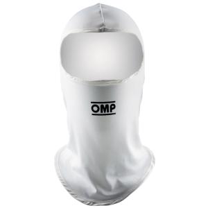 OMP フェイスマスク ポリエステル ホワイト 1ホール レーシングカート・走行会用 (KK03027020)｜monocolle