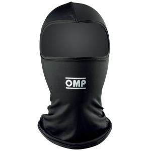 OMP フェイスマスク ポリエステル ブラック 1ホール レーシングカート・走行会用