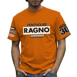 RETRO GP Arrows A4 Ragno Mens T-shirt レトロ F1 Tシャツ (RFO-ARR-TS)｜monocolle