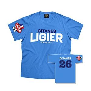 RETRO GP Ligier Formula 1 Mens T-shirt レトロ F1 Tシャツ (RFO-LIG-TS02)｜monocolle
