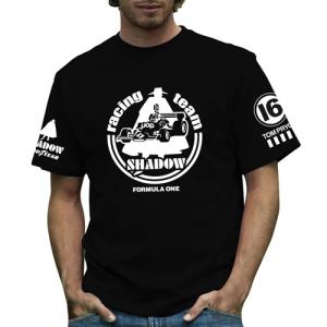 RETRO GP Shadow Formula 1 Mens T-shirt レトロ F1 Tシャツ (RFO-SHA-BT)｜monocolle