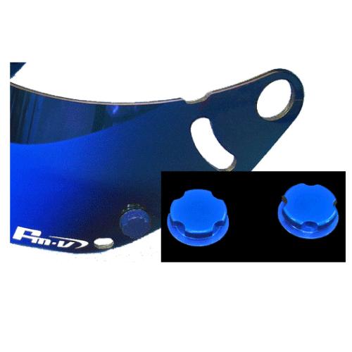 Ropos ロポス ティアオフボタン ブルー ヘルメットバイザーアクセサリー for ARAI(GP...