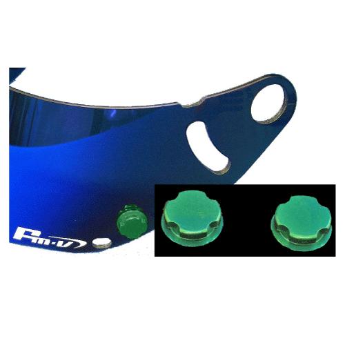 Ropos ロポス ティアオフボタン グリーン ヘルメットバイザーアクセサリー for ARAI(G...