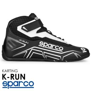 SPARCO スパルコ レーシングシューズ K-RUN ブラック×グレー レーシングカート・スポーツ走行用 (001271_NRGR)｜monocolle