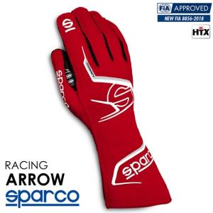 SPARCO スパルコ ARROW GLOVE レッド×ブラック レーシンググローブ FIA8856-2018公認 (001314_RSNR)｜monocolle