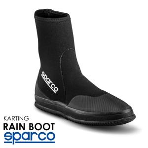 SPARCO スパルコ WATER PROOF RAIN BOOTS ブラック×ブラック レインコンディション向け レインブーツ レーシングカート・スポーツ走行用 (002445_NRNR)｜monocolle