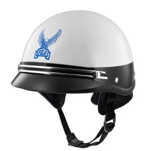 komine ヘルメット ポリヘル CB750 Z1 Z2 旧車 フジヘル 新品 コミネ コミネ FUJI 300A 300C 旧バイザー付き ハーフヘルメット