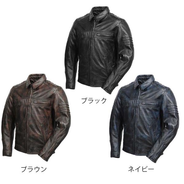 【特価★デグナーWEB正規代理店】 デグナー 23SJ-5 レザージャケット 肩・ヒジ・胸・背中着脱...