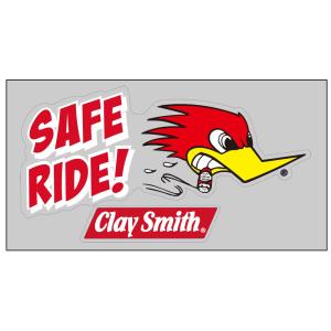 【オリオンエース公認WEBSHOP】 クレイスミス (CLAY SMITH) ★ClaySmith SAFE RIDE STICKER ステッカー バイク用 CSY-3944｜monodirect