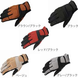 KOMINE バイクパンツとグローブセット コミネ(KOMINE) バイク用 グローブ アーバンメッシュグローブ レッド