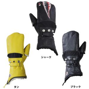 バイク メカニック グローブ Yellow Red Flame イエロー レッド 炎柄
