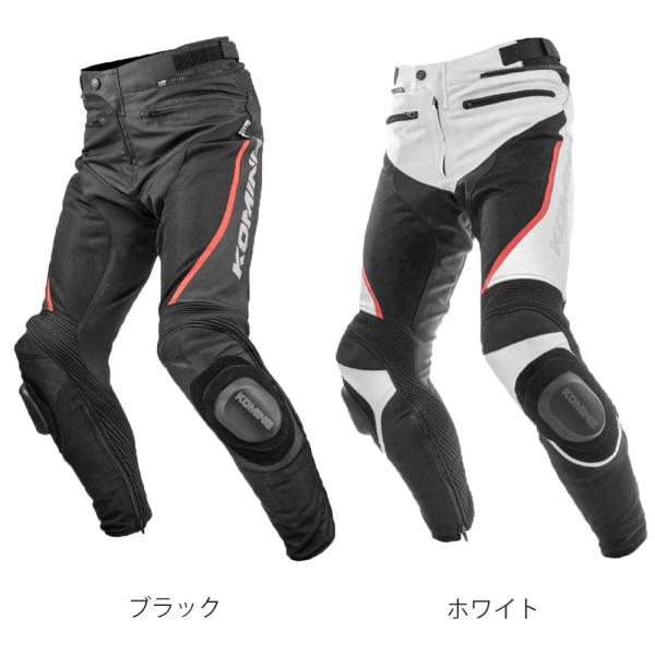 コミネ PK-757 07-757 R-SPEC レザー メッシュ パンツ ニースライダー標準装備 ...
