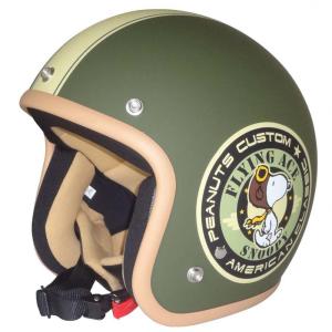 スヌーピー　ジェットヘルメット　SNOOPY 美品 SNOOPY（スヌーピー） アークス SNJ-73☆ SNOOPY PEEK-A-BOO ジェット