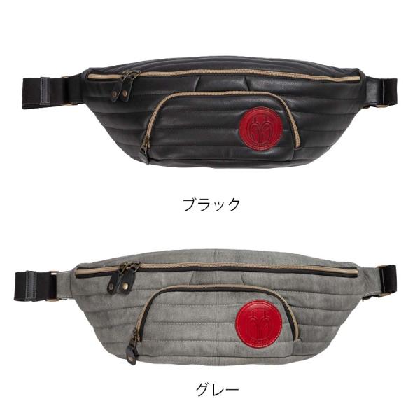 【デグナーWEB正規代理店★SP忠男コラボ】デグナー SPW-4 SP忠男 レザー ウエストバッグ ...