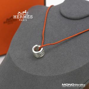【超美品】エルメス カルーゼル メタル バッファローホーン シルバー ネックレス HERMES（エルメス） カルーゼル H077325 ネックレス メタル