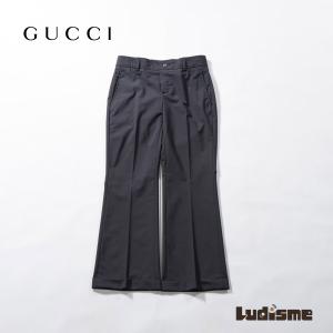 GUCCI（グッチ） パンツ スラックス ウール 42 黒 ブラック /AN4