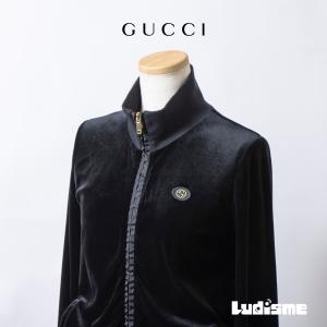 GUCCI（グッチ） ブラックデニムジャケット Gジャン 40 レディース