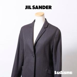 ジルサンダー JIL SANDER ウールジャケット 36 チャコール レディース 