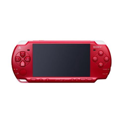 PSP「プレイステーション・ポータブル」 ディープ・レッド バリューパック (PSPJ-2000) ...