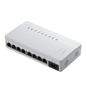 Logitec スイッチングハブ 8ポート 100BASE対応 電源内蔵 LAN-SW08P/PB