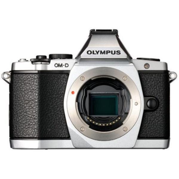 OLYMPUS ミラーレス一眼 OM-D E-M5 ボディ シルバー 1605万画素 防塵 防滴 O...