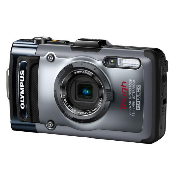 OLYMPUS デジタルカメラ TG-1 シルバー 12m防水 2m耐落下衝撃 -10℃耐低温 耐荷...