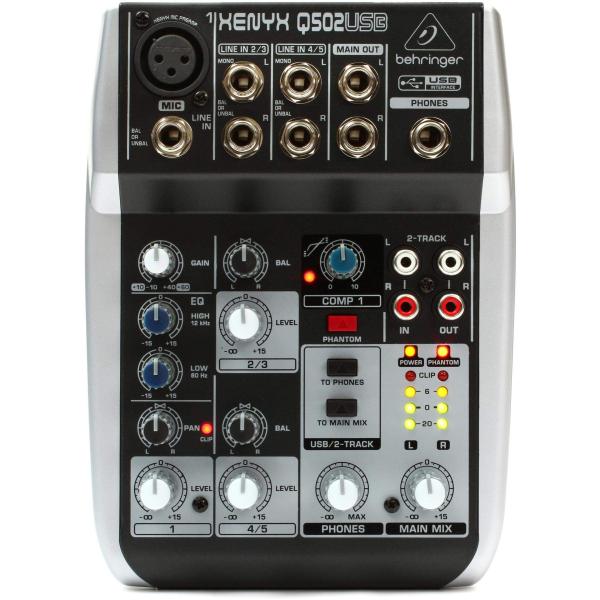 Behringer Xenyx Q502USB ミキサー USB付き