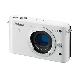 Nikon ミラーレス一眼 Nikon 1 J2 ボディー ホワイト N1J2WH｜monoeliq