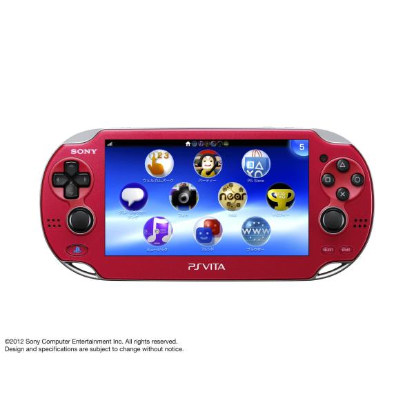 PlayStationVita Wi-Fiモデル コズミック・レッド (PCH-1000 ZA03)...