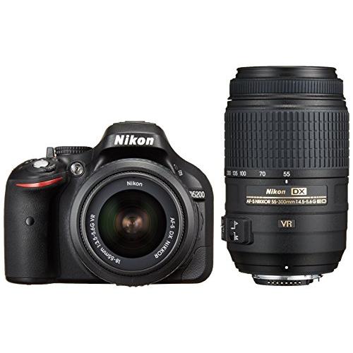 Nikon デジタル一眼レフカメラ D5200 ダブルズームキット AF-S DX NIKKOR 1...