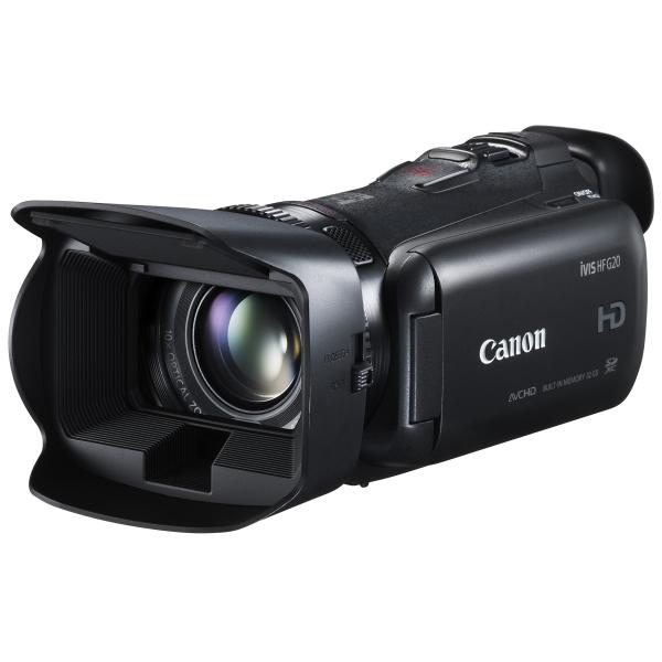 Canon デジタルビデオカメラ iVIS HF G20 光学10倍ズーム 内蔵32GBメモリー ブ...