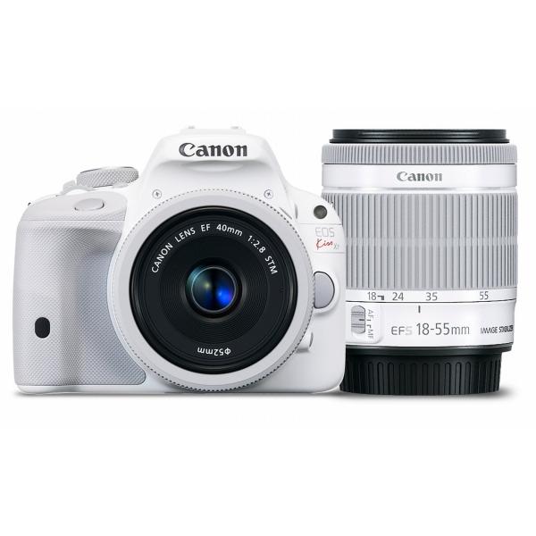 Canon デジタル一眼レフカメラ EOS Kiss X7(ホワイト) ダブルレンズキット2 EF-...