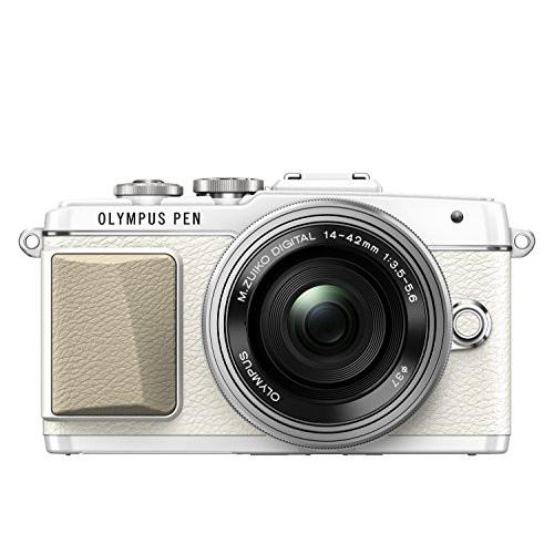 OLYMPUS PEN E-PL7 14-42mm EZレンズキット ホワイト ミラーレス一眼 E-...