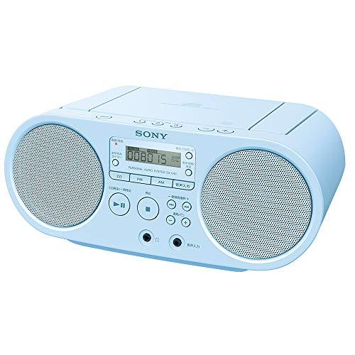 ソニー CDラジオ ZS-S40 : FM/AM/ワイドFM対応 ブルー ZS-S40 L