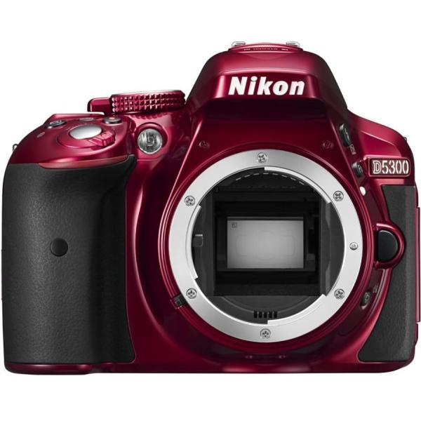 Nikon デジタル一眼レフカメラ D5300 レッド 2400万画素 3.2型液晶 D5300 R...