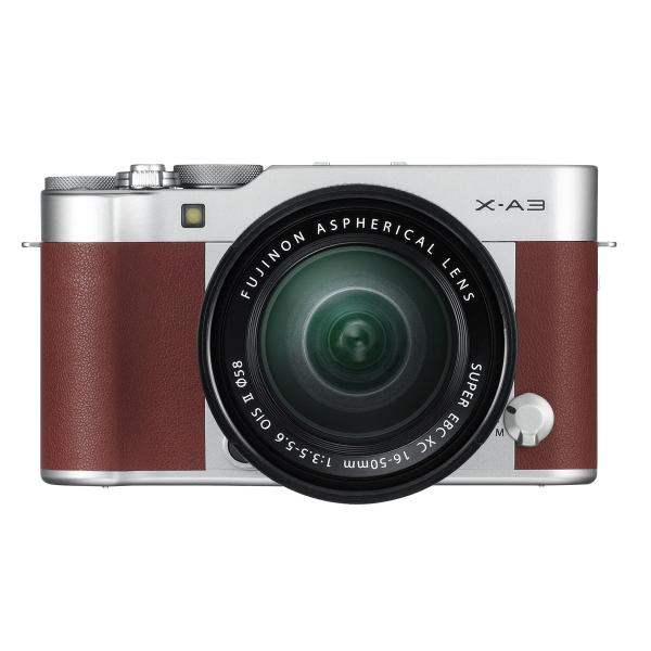 FUJIFILM ミラーレス一眼 X-A3 レンズキット ブラウン X-A3LK-XC-BW