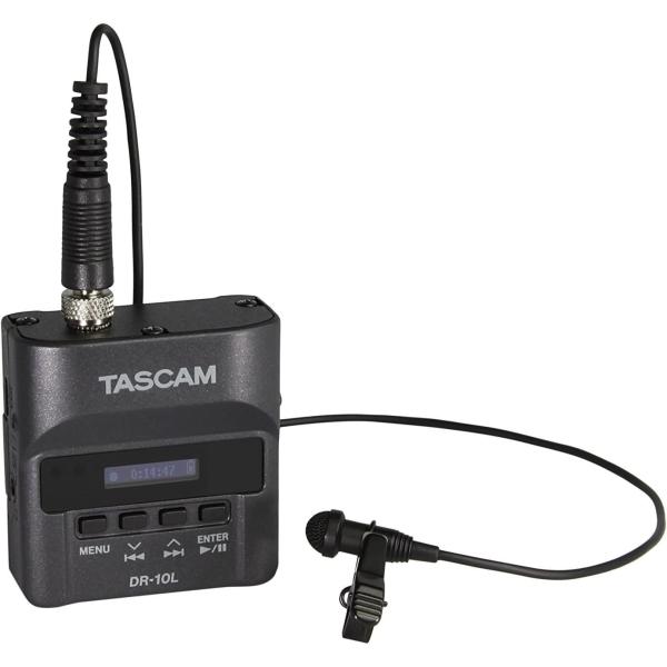TASCAM(タスカム) DR-10L ピンマイクレコーダー 黒 Youtube 音声収録 インター...