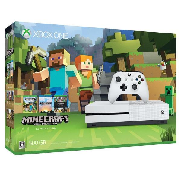 Xbox One S 500GB Ultra HD ブルーレイ対応プレイヤー Minecraft 同...