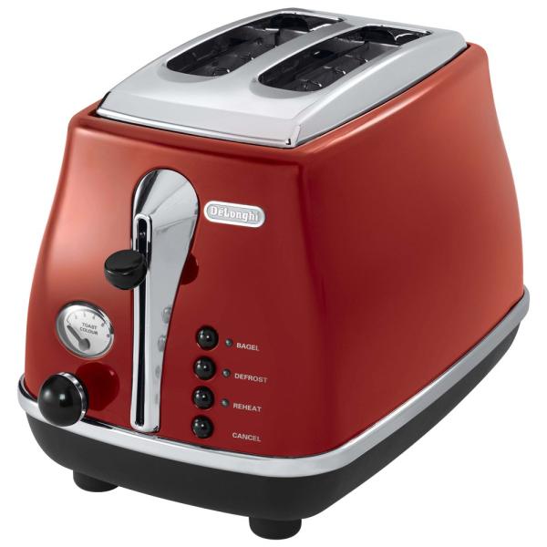 デロンギ(DeLonghi) アイコナ・コレクション ポップアップトースター CTO2003J-R