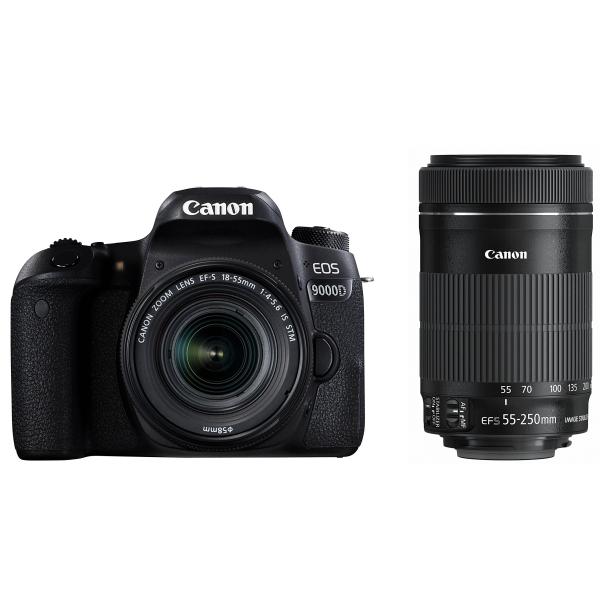 Canon デジタル一眼レフカメラ EOS 9000D ダブルズームキット EF-S18-55mm/...