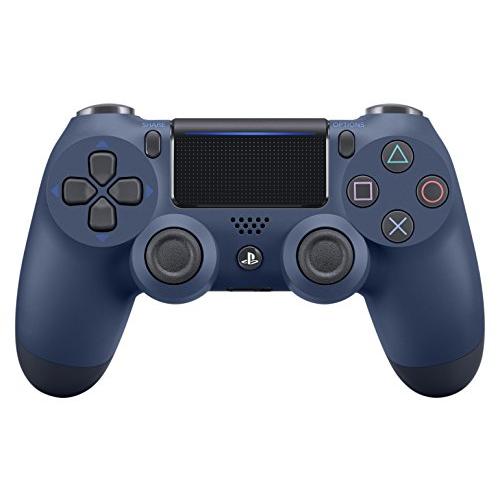 【純正品】ワイヤレスコントローラー (DUALSHOCK 4) ミッドナイト・ブルー (CUH-ZC...