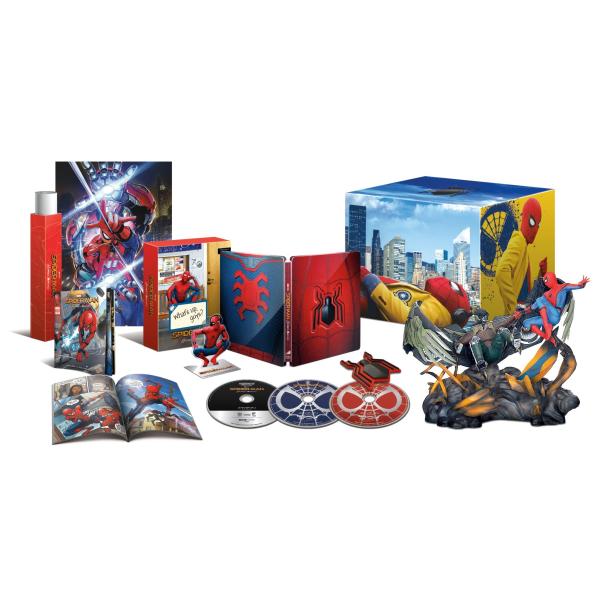 スパイダーマン:ホームカミング プレミアムBOX(2D+3D+4K ULTRA HDブルーレイ)(村...