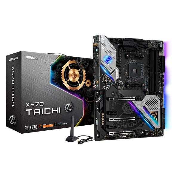 ASRock マザーボード X570 Taichi AMD Ryzen 5000 シリーズ CPU ...