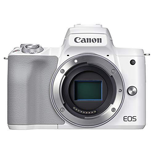 Canon ミラーレス一眼カメラ EOS Kiss M2 ボディー ホワイト KISSM2WH-BO...
