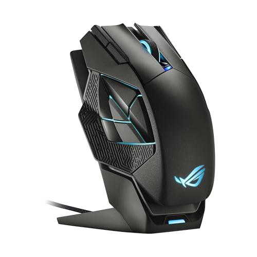 ASUSTek ゲーミングマウス ワイヤレス ROG Spatha X MMO 19,000dpi ...