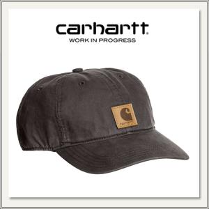 CARHARTT(カーハート)ODESSA CAP(オデッサキャップ)Black(ブラック/黒色)[ウォッシュ加工/コットン/ワッペン][ツイル帽子/ハット][メンズ/レディース]｜monofactory