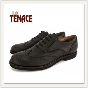 La Tenace(ラテナーチェ)カウレザーオックスフォードシューズ[[NERO/ブラック/黒/ネロ][革靴/紐靴/レースアップ][おじ靴/マニッシュ][レディース]｜monofactory