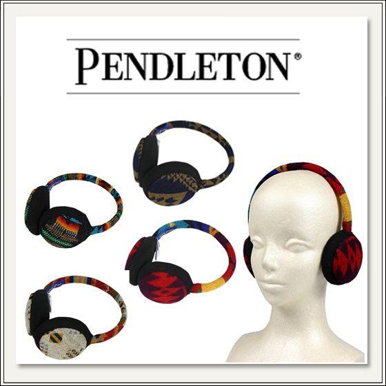【PENDLETON(ペンドルトン)】ネイティブ柄のイヤーマフ(earmuff/耳当て)[黒/青/赤...
