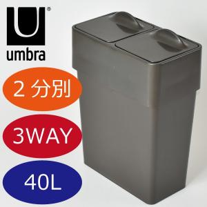 ゴミ箱 ごみ箱 ダストボックス ふた付き おしゃれ 分別型 Umbra アンブラ エコリッドカン garbage can