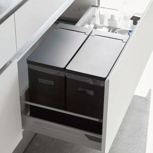 ゴミ箱 おしゃれ 45リットル対応 分別 キッ...の詳細画像4